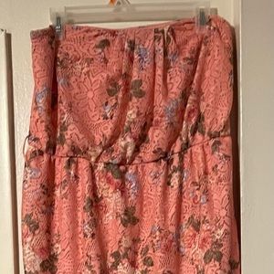 Strapless Maxi Dress